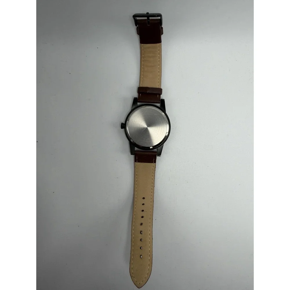 TruWood Voyager Napoleon Mens Watch New Battery 41MM 8